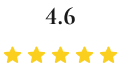 Here's an alt tag for the image: 4.6-star customer rating.